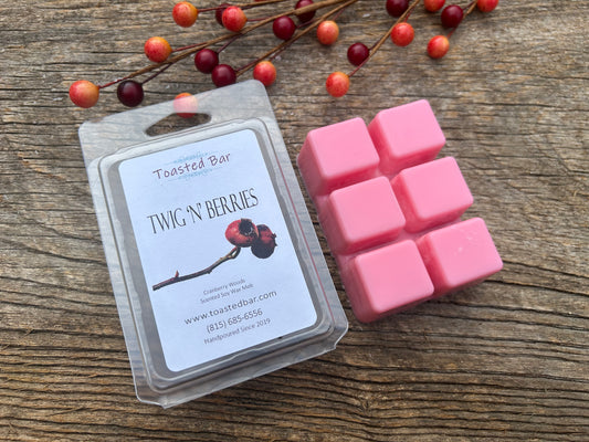 Twig 'n' Berries - Cranberry Woods Scented Soy Wax Melt