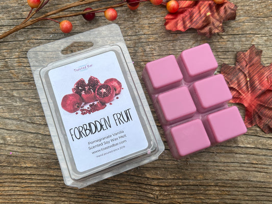 Forbidden Fruit - Pomegranate Vanilla Scented Soy Wax Melt