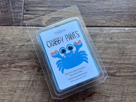 Crabby Pants - Sea Breeze and Amber Scented Soy Wax Melt