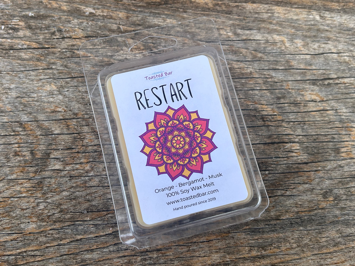 Restart - Orange Bergamot & Musk Scented Soy Wax Melt