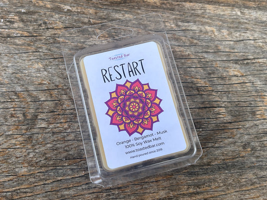 Restart - Orange Bergamot & Musk Scented Soy Wax Melt