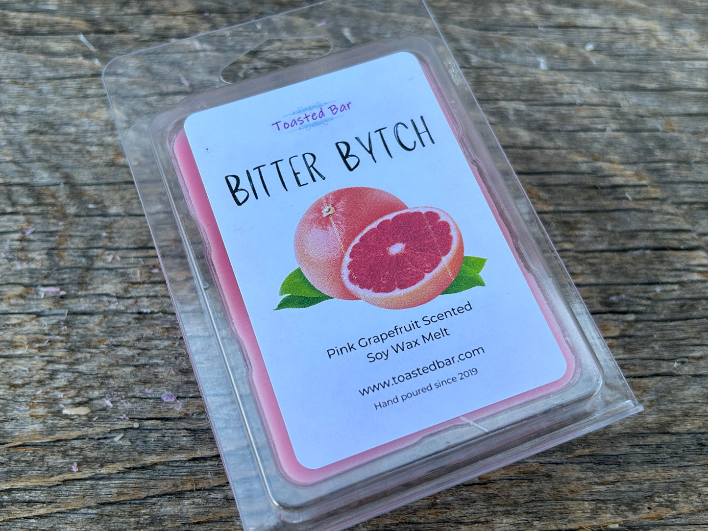 Bitter Bytch - Pink Grapefruit Scented Soy Wax Melt