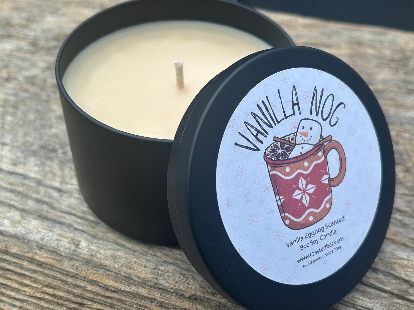 Vanilla Nog - Vanilla Eggnog Scented Soy Candle