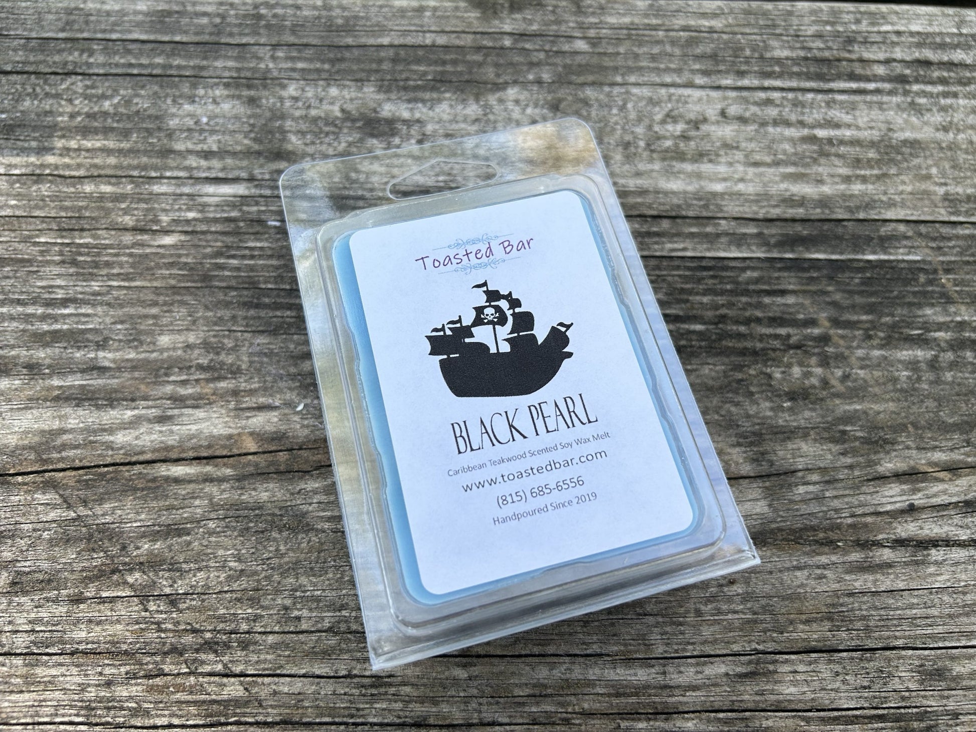 Black Pearl - Caribbean Teakwood Scented Soy Wax Melt image 0