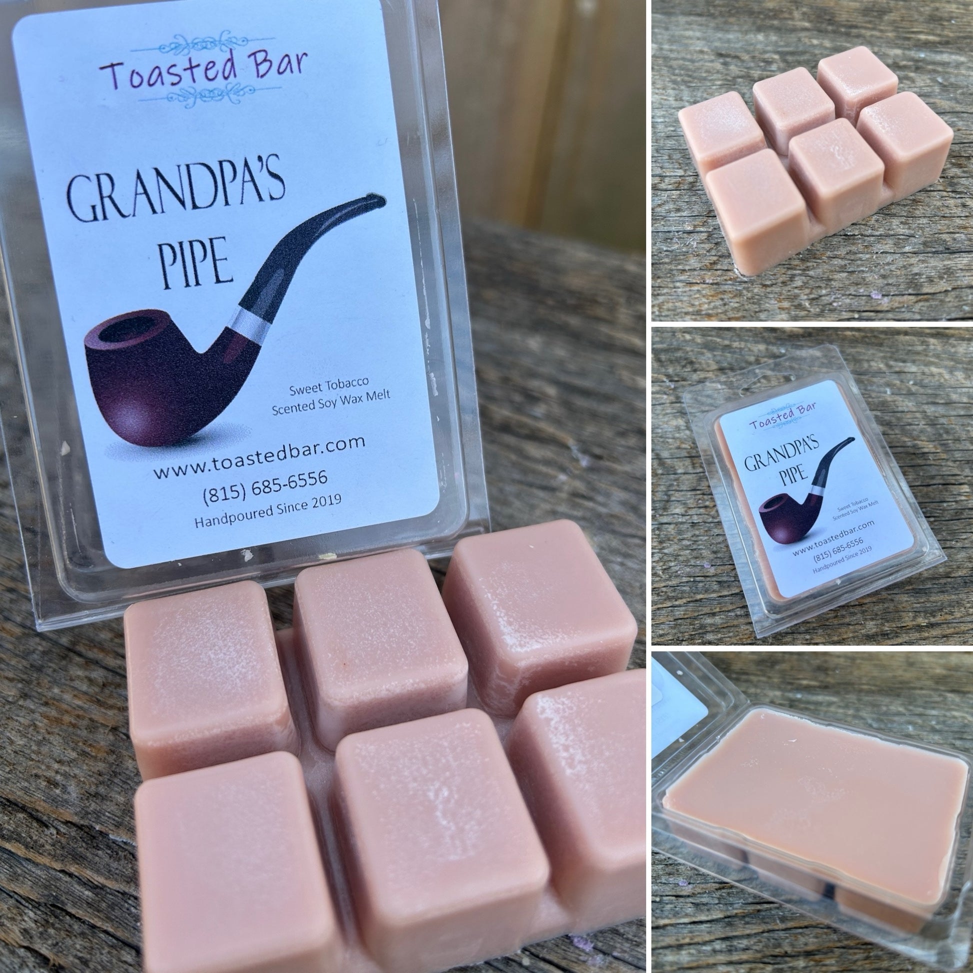 Grandpa's Pipe - Pipe Tobacco Scented Soy Wax Melt image 4